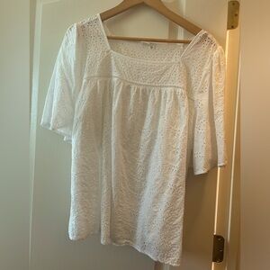 GAP eyelet blouse xxl